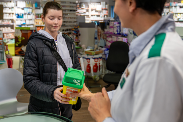 Boîtes DASTRI en pharmacie