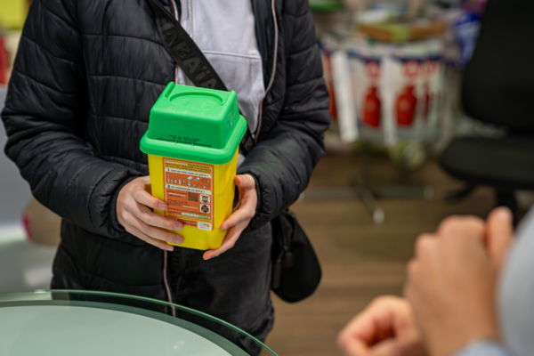 Boîtes DASTRI en pharmacie