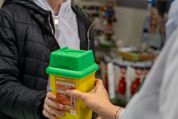 Boîtes DASTRI en pharmacie