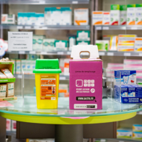 Boîtes DASTRI en pharmacie